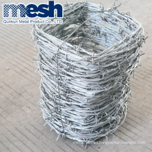 Supply galvanized barbed wire per meter length/barbed wire roll price fence